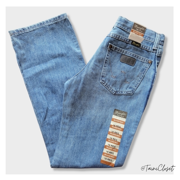 Wrangler Other - Wrangler Retro Boys 16R Relaxed Bootcut #BRT20OW Denim Jeans